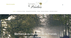 Desktop Screenshot of domaine-pinelais.com